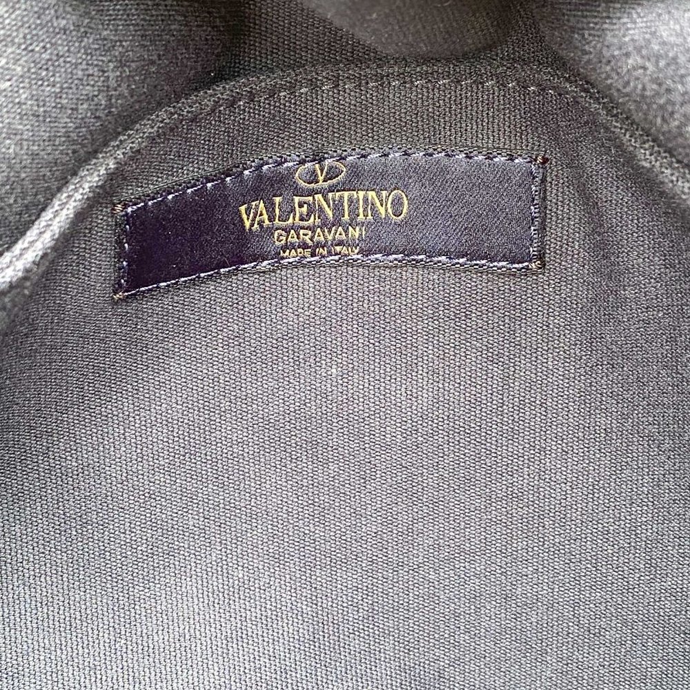Valentino Garavani Denim Butterfly Backpack Blue - Picture 9 of 11